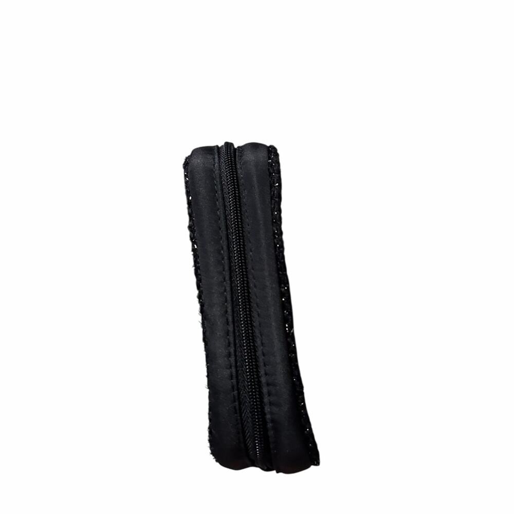 CHANEL Black Logo Zip Makeup Pouch with Trim - Picture 4 of 5